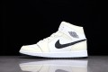 Air Jordan 1 Mid Coconut Milk (W) BQ6472-121 Yellow Unisex Sneaker