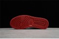 Nike Air Jordan 1 Mid Black Gym Red 554724-122 Basketball Shoes