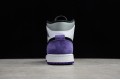 Nike Air Jordan 1 Mid Varsity Purple 852542-105 Basketball Shoes