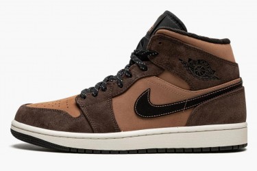 Air Jordan 1 Mid SE Dark Chocolate Women/Men DC7294-200