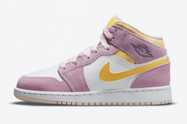 Air Jordan 1 Mid SE GS Arctic Pink Womens DC9517-600