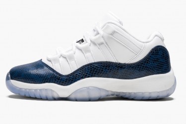 Air Jordan 11 Low Navy Snakeskin Men CD6847-102