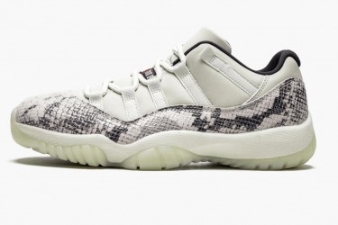 Air Jordan 11 Retro Low Snake Light Bone Women/Men CD6846-002