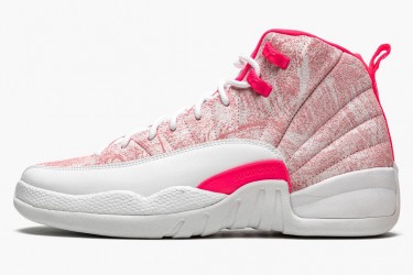 Air Jordan 12 Retro GS Arctic Pink Womens 510815-101