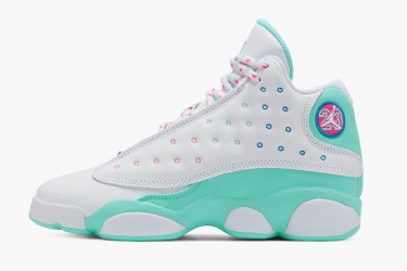 Air Jordan 13 Retro Aurora Green Womens 439358-100