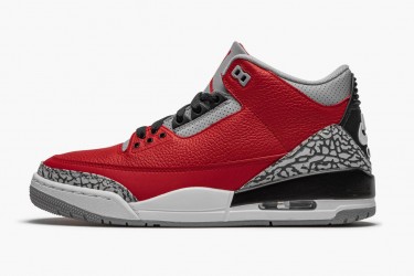 Air Jordan 3 Retro Fire Red Cement Men CU2277-600