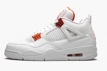 Air Jordan 4 Retro Metallic Orange Women/Men CT8527-118