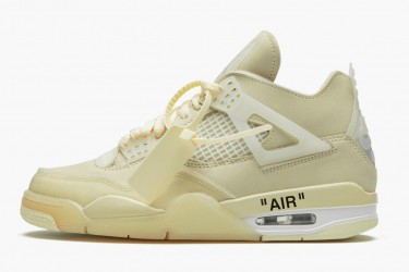 Air Jordan 4 Retro Off-White Sail Women/Men CV9388-100