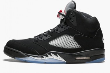 Air Jordan 5 Retro Black Women/Men 845035-003