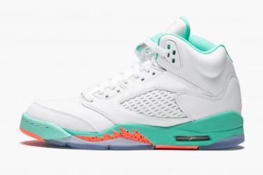 Air Jordan 5 Retro Light Aqua Women/Men 440892-100