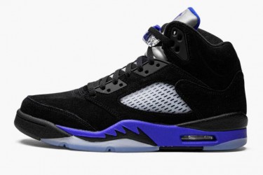 Air Jordan 5 Retro Racer Blue With Black Blue Women/Men CT4838-004