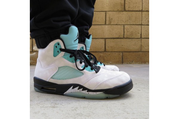 Air Jordan Retro 5 Island Green Women/Men CN2932-100