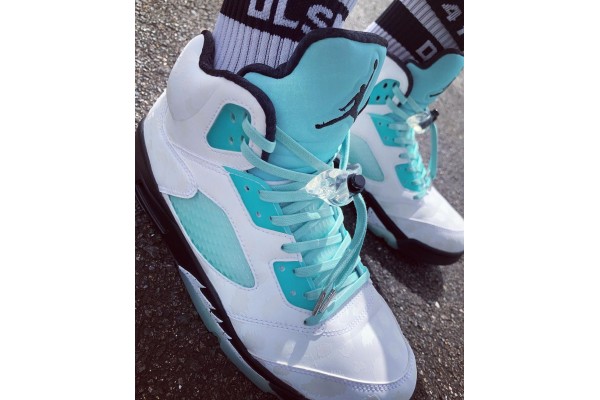 Air Jordan Retro 5 Island Green Women/Men CN2932-100