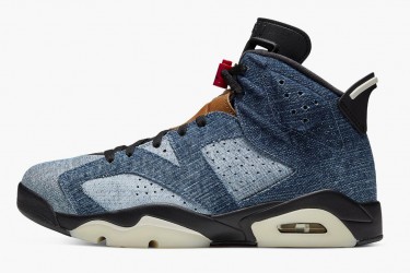 Air Jordan 6 Retro Washed Denim Women/Men 384664-060