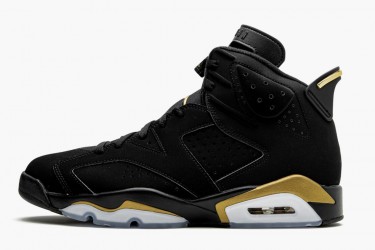 Air Jordan 6 Retro DMP 2020 Black Metallic Gold Men CT4954-007