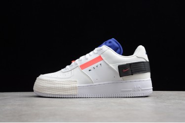 Nike Air Force 1 Low Drop Type Summit White --CI0054-100 Casual Shoes Unisex