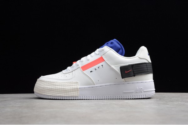 Nike Air Force 1 Low Drop Type Summit White --CI0054-100 Casual Shoes Unisex