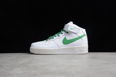 Nike Air Force 1 Mid 07 White Green --366731-909 Casual Shoes Unisex