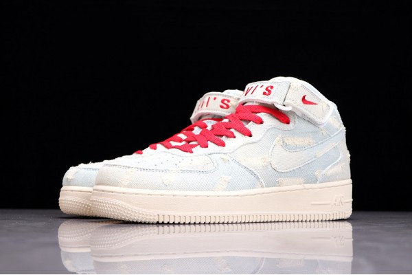 Nike Air Force 1 Mid Levi's X --651122-215 Casual Shoes Unisex