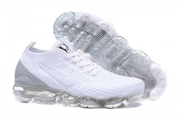 Nike Air VaporMax Flyknit 3 (W/M) White Running Shoes AJ6900-100