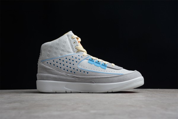Air Jordan 2 Union LA x Grey Fog DN3802-001 Gray Men Sneaker