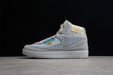 Air Jordan 2 Union LA x Grey Fog DN3802-001 Gray Men Sneaker