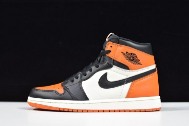 Air Jordan 1 High "Shattered Backboard" Black Orange 555088-005