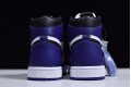 Air Jordan 1 High "Court Purple" White Purple