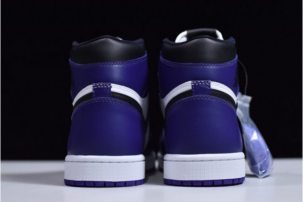 Air Jordan 1 High "Court Purple" White Purple