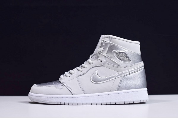 Air Jordan 1 High OG Japan "Bred Toe" Gray Silver