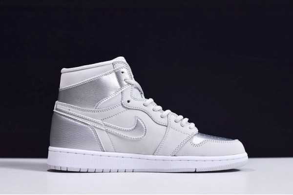 Air Jordan 1 High OG Japan "Bred Toe" Gray Silver