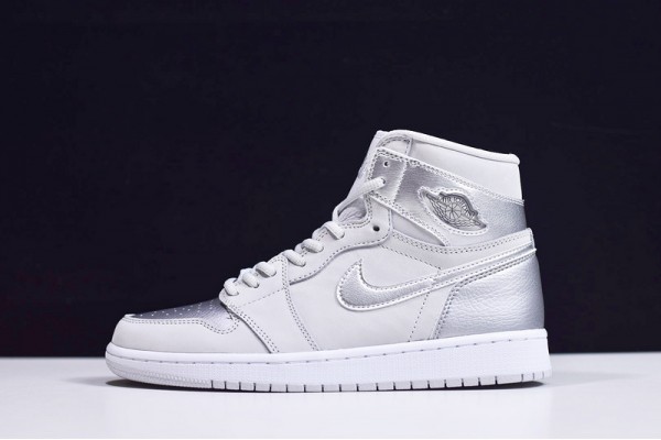 Air Jordan 1 High OG Japan "Bred Toe" Gray Silver