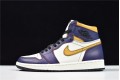 Air Jordan 1 High OG "LA to Chicago" Purple White Gold CD6578-507