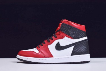 Air Jordan 1 High OG "Satin Sanke" Red White Black CD0461-601