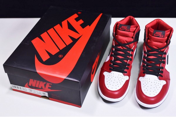 Air Jordan 1 High OG "Satin Sanke" Red White Black CD0461-601
