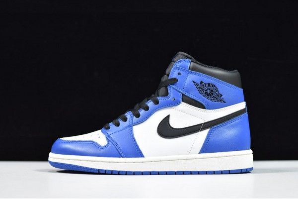 Air Jordan 1 High OG "Game Royal" White Blue Black 555088-403