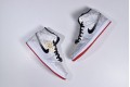 Air Jordan 1 Mid Edison Chen "Fearless" White Black CU2804-100