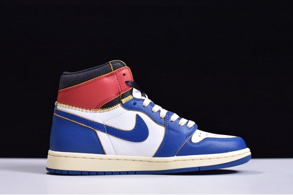 Union x Air Jordan 1 Retro High OG NRG "Storm Blue" Blue Red White BV1300-146