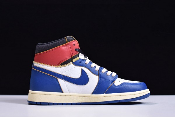 Union x Air Jordan 1 Retro High OG NRG Storm Blue Blue Red White BV1300-146