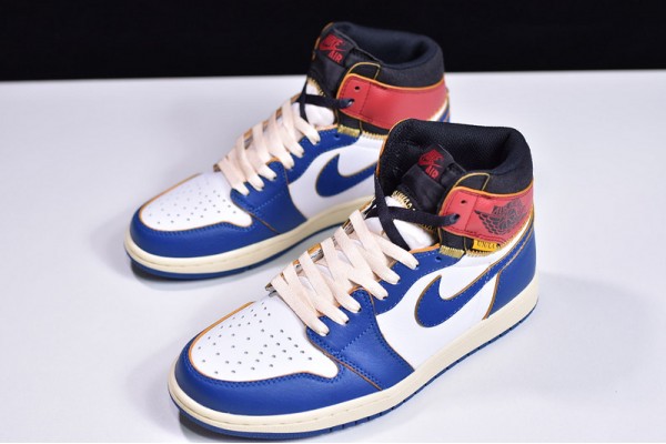 Union x Air Jordan 1 Retro High OG NRG "Storm Blue" Blue Red White BV1300-146