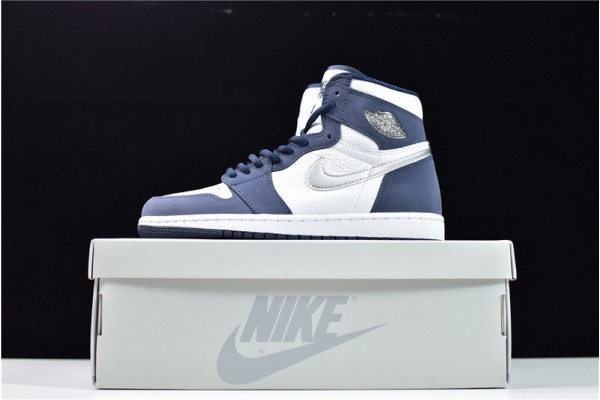 Air Jordan 1 "Midnight Navy" Blue White DC1788-100
