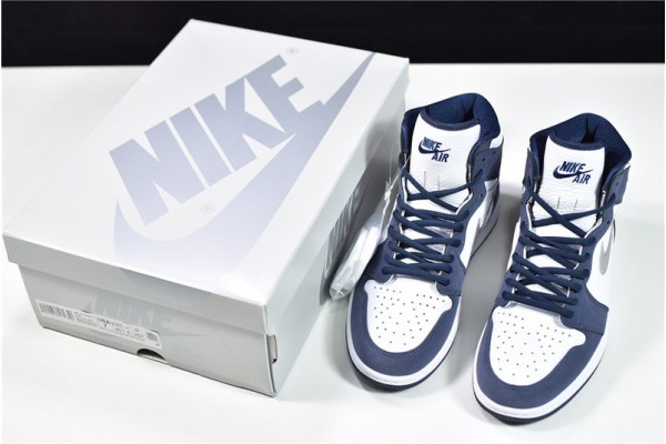 Air Jordan 1 "Midnight Navy" Blue White DC1788-100