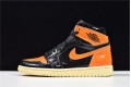 Air Jordan 1 High "Shattered Backboard 3.0" Black Orange 555088-028