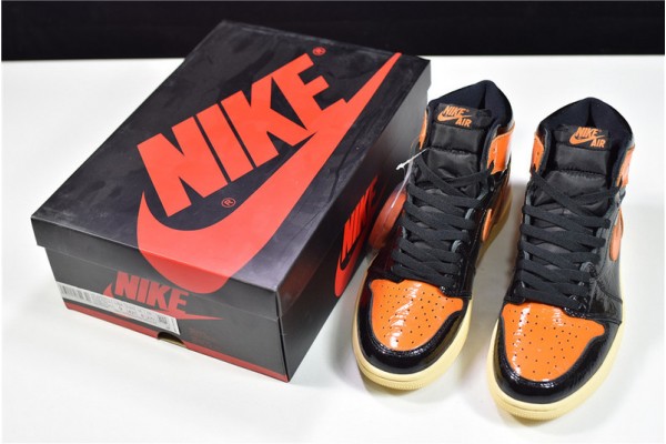 Air Jordan 1 High "Shattered Backboard 3.0" Black Orange 555088-028