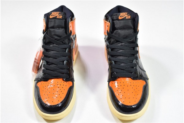 Air Jordan 1 High "Shattered Backboard 3.0" Black Orange 555088-028