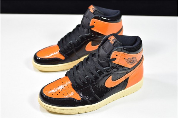Air Jordan 1 High "Shattered Backboard 3.0" Black Orange 555088-028