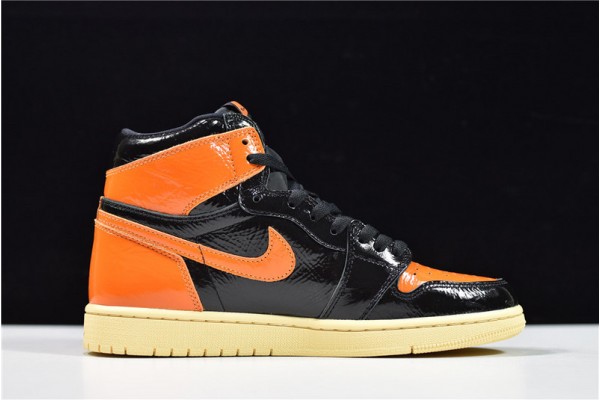 Air Jordan 1 High "Shattered Backboard 3.0" Black Orange 555088-028