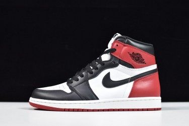 Air Jordan 1 High "Bred Toe" Black White Red 555088-610