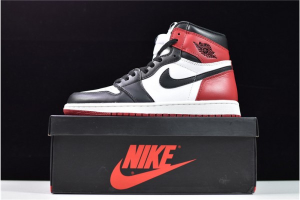 Air Jordan 1 High OG "Black Toe" White Red Black 555088-125