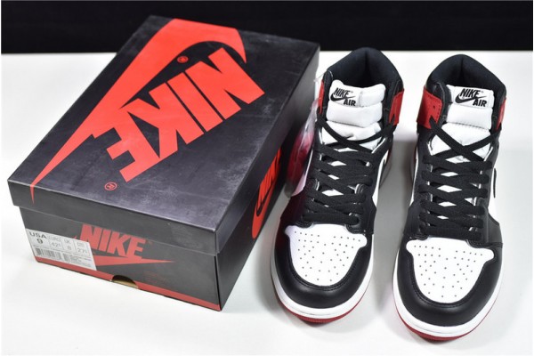 Air Jordan 1 High OG "Black Toe" White Red Black 555088-125